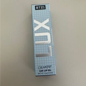 BTS ColourPop BT21 Lux Lip Oil in Silver and Blue
